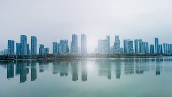 Panoramic city skyline representing global business hubs and skilled migration targets