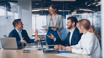 Australian business owner discussing sponsorship options with migration consultant